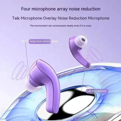 Навушники ACEFAST T9 Crystal (Air) color bluetooth earbuds Pomelo Red