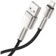 Кабель Baseus Cafule Series Metal Data Cable USB for Lightning 2.4A 1m Black