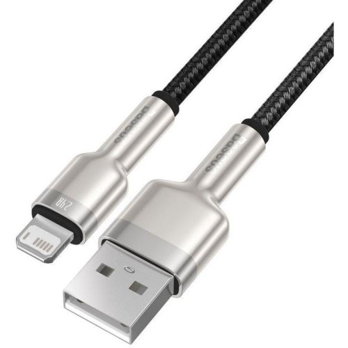 Кабель Baseus Cafule Series Metal Data Cable USB for Lightning 2.4A 1m Black