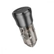 АЗП BOROFONE BZ24 Clever single port PD20W car charger Transparent Black