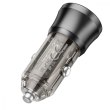АЗП BOROFONE BZ24 Clever single port PD20W car charger Transparent Black