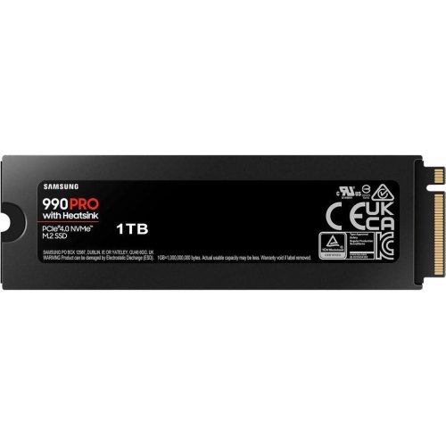 Накопичувач SSD M.2 NVMe 1TB Samsung 990 Pro Pascal TLC 7450/6900MB/s