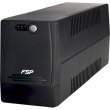 ДБЖ FSP Fortron FP1000, 1000ВА/600Вт, Line-Int, 4*Schuko, AVR, Black