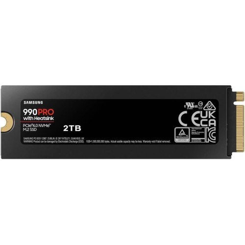 Накопичувач SSD M.2 NVMe 2TB Samsung 990 Pro Pascal TLC 7450/6900MB/s