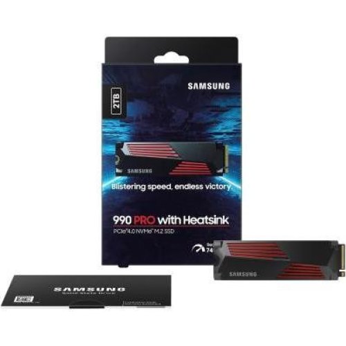 Накопичувач SSD M.2 NVMe 2TB Samsung 990 Pro Pascal TLC 7450/6900MB/s