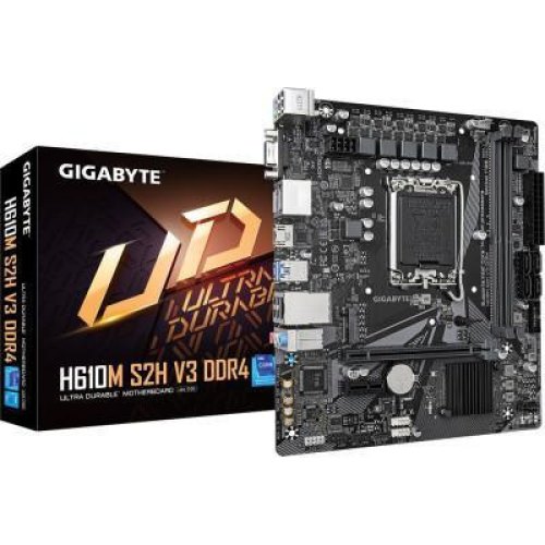 Материнська плата GIGABYTE H610M S2H V3 DDR4 s1700 2xDDR4 M.2 HDMI 2xDP microATX