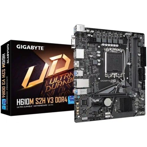 Материнська плата GIGABYTE H610M S2H V3 DDR4 s1700 2xDDR4 M.2 HDMI 2xDP microATX