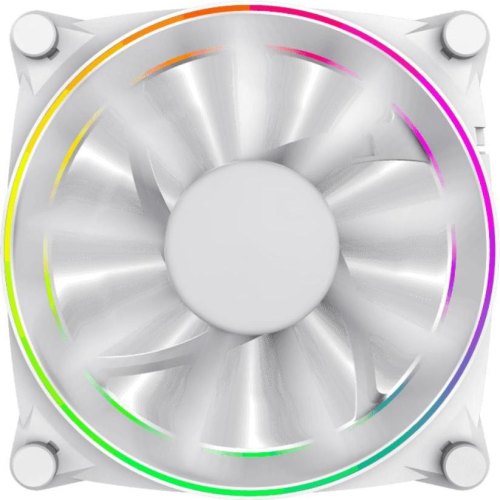 Кулер для корпусу GameMax Big Bowl Vortex ARGB Dual Ring White (GMX-12-DBB-WT)