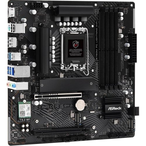 Материнська плата ASRock B760M PG Lightning WiFi s1700 4xDDR5 HDMI DP microATX