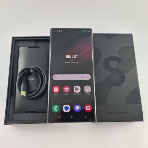 Смартфон Samsung Galaxy S22 Ultra (S908B) 256Gb Phantom Black (SM-S908BZKGSEK) USED **