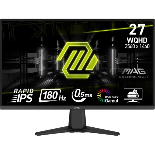 Монітор 27 MSI MAG 275QF,IPS,180Hz,0.5ms,HDMI,DisplayPort