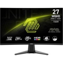 Монітор  27 MSI MAG 27CQ6F,VA,180Hz,0.5ms,HDMI,DisplayPort