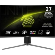Монітор  27MSI MAG 27CQ6PF,VA,180Hz,0.5ms,HDMI,DisplayPort