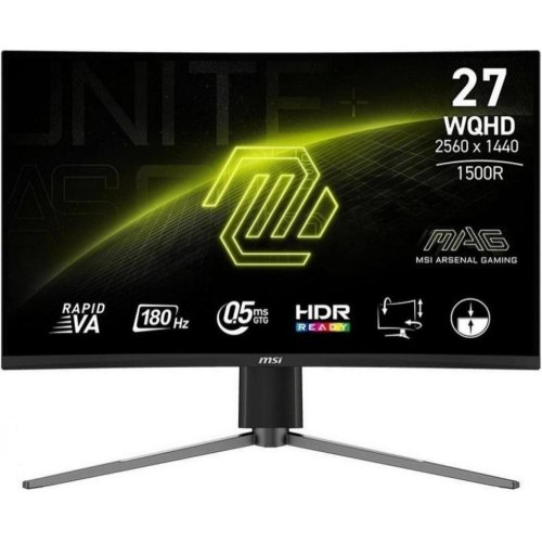 Монітор  27MSI MAG 27CQ6PF,VA,180Hz,0.5ms,HDMI,DisplayPort