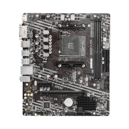 Материнcька плата MSI A520M-A PRO sAM4 A520 2xDDR4 HDMI DVI M2 mATX