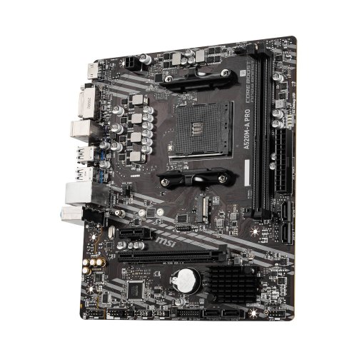 Материнcька плата MSI A520M-A PRO sAM4 A520 2xDDR4 HDMI DVI M2 mATX