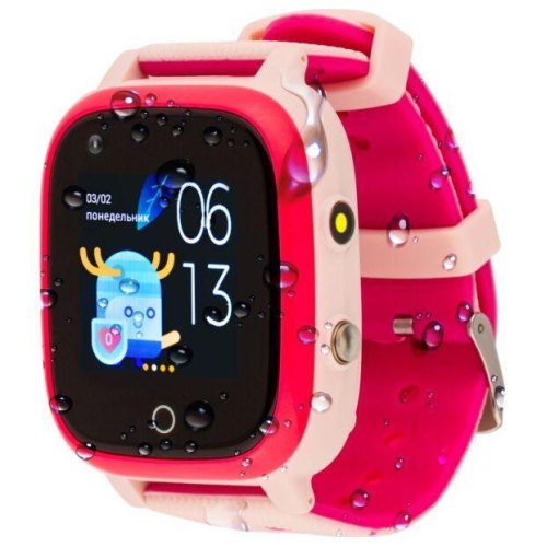 Дитячий смарт-годинник AmiGo GO005 4G WIFI Thermometer Pink