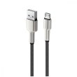 Кабель Colorway USB - MicroUSB (head metal) 2.4а 1м Black
