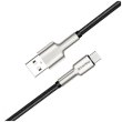 Кабель Colorway USB - MicroUSB (head metal) 2.4а 1м Black
