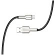Кабель Colorway USB - MicroUSB (head metal) 2.4а 1м Black