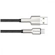Кабель Colorway USB - MicroUSB (head metal) 2.4а 1м Black