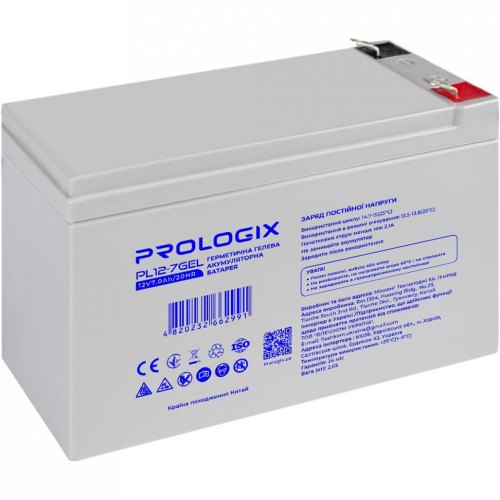 Батарея до ПБЖ, 12В, 7А, Prologix (PL12-7GEL) GEL