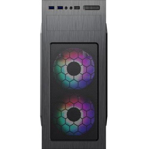 Корпус з БЖ GameMax MT525-2U3TYC-500B 500W