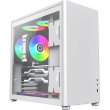 Корпус без БЖ GameMax  ini-ITX Spark Pro Full White