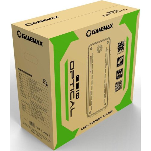 Корпус без БЖ GameMax Optical Black