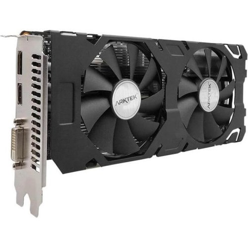 Відеокарта Arktek GeForce GTX 1660 Ti Dual Fan 6GB GDDR6 (192bit) (1500/12000) (DVI, HDMI, DisplayPort) (AKN1660TiD6S6GH1)