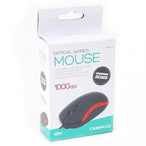 Мишка дротова, OMEGA OM-07 3D OPTICAL BLACK/RED