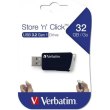 USB флеш Verbatim STORE'N'CLICK USB 3.2  32 ГБ-чорний