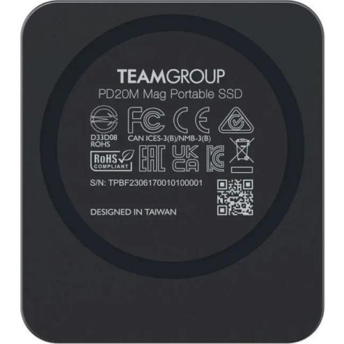 Накопичувач SSD TEAM Portable USB3.2 Gen2x2 PD20M Mag 2TB RETAIL