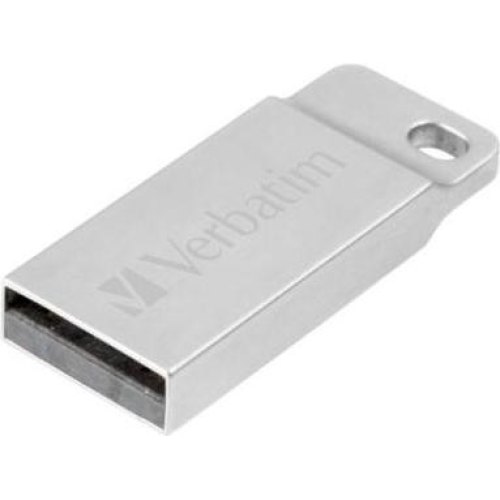 USB флеш  Verbatim Metal Executive 64 ГБ USB 2.0 металевий сріблястий
