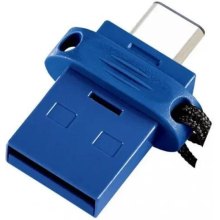USB флеш Verbatim  DUAL DRIVE 32 ГБ (USB 3.2 Gen 1) -синій