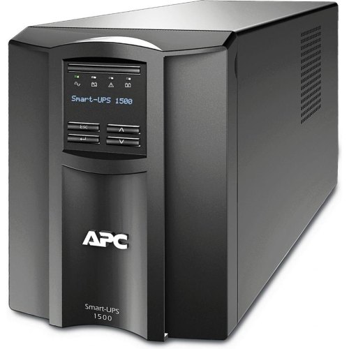 ДБЖ APC 1000W/1500VA,L-I,USB,LCD,Smart Slot,SmartConne ct SMT1500IC