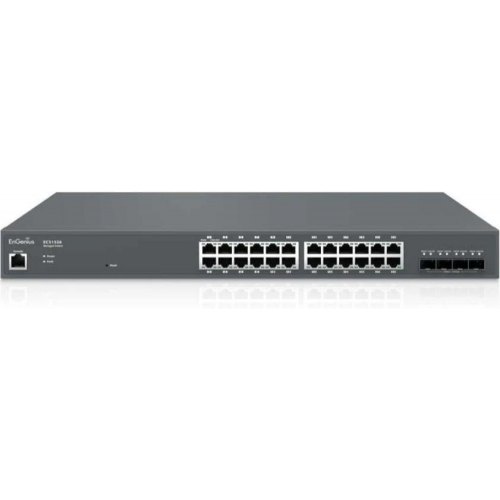 Комутатор ENGENIUS ECS1528 24xGbE + 4xSFP+ L2+ Cloud