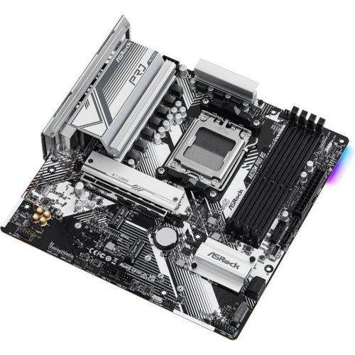 Mатеринська плата ASRock A620M PRO RS sAM5 A620 4xDDR5 3xM.2 DP HDMI mATX