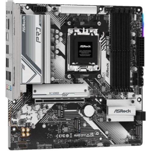 Mатеринська плата ASRock A620M PRO RS sAM5 A620 4xDDR5 3xM.2 DP HDMI mATX