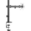 Кронштейн Brateck LDT66-C011, 17 - 32, до 9 кг,  VESA від 75x75 до 100x100Кут нахилу: +45°~-45°, По LDT66-C011