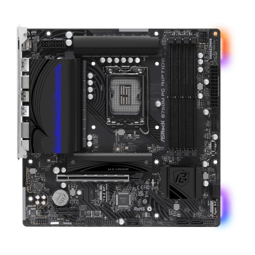 Mатеринська плата ASRock B760M PG RIPTIDE s1700 B760 4 xDDR5 2xM.2 DP HDMI mATX