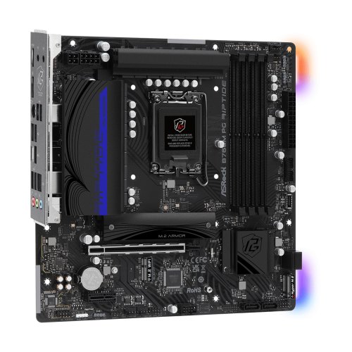 Mатеринська плата ASRock B760M PG RIPTIDE s1700 B760 4 xDDR5 2xM.2 DP HDMI mATX