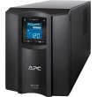 ДБЖ APC 600W/1000VA,L-I,USB,LCD,SmartConnect SMC1000IC