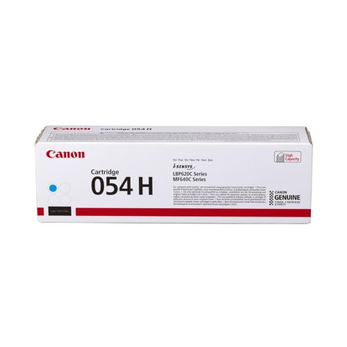 Картридж Canon синій підвищений Cartridge 054H Cyan(2.3K)