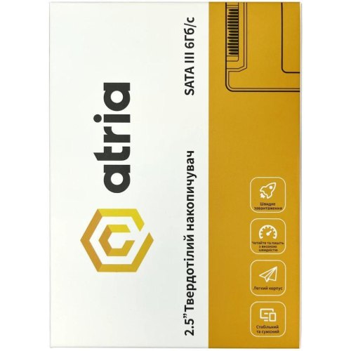 Накопичувач 2.5 SSD 480GB ATRIA XT200 (ATSATXT200/480)