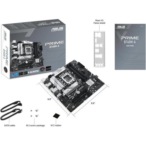Материнська плата Asus PRIME B760M-A-CSM s1700 2xDDR5 2xM.2 2xHDMI DP microATX
