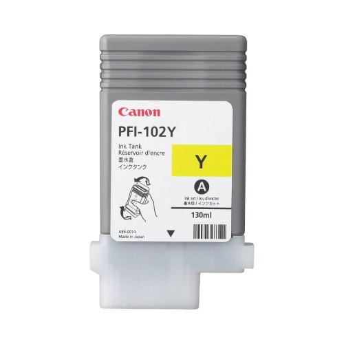 Картридж Canon iPF500/6x0,жовт130мл PFI-102 Yellow