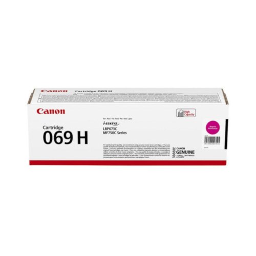 Картридж Canon малиновий підвищеної ємності для LBP67x,M F75x Cartridge 069H Magenta(5.5K)