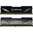 Модуль пам'яті 16Gb (2x8) DDR4 3200MHz Atria Fly Black (UAT43200CL18BK2/16)