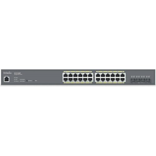 Комутатор ENGENIUS ECS1528P 24xGbE + 4x10Gb SFP+ L2+ 240W Cloud